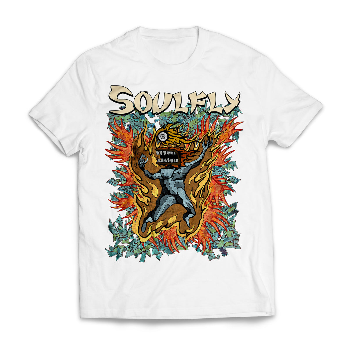 Soulfly - Storm The Gates (White) – Maximum Cavalera Store
