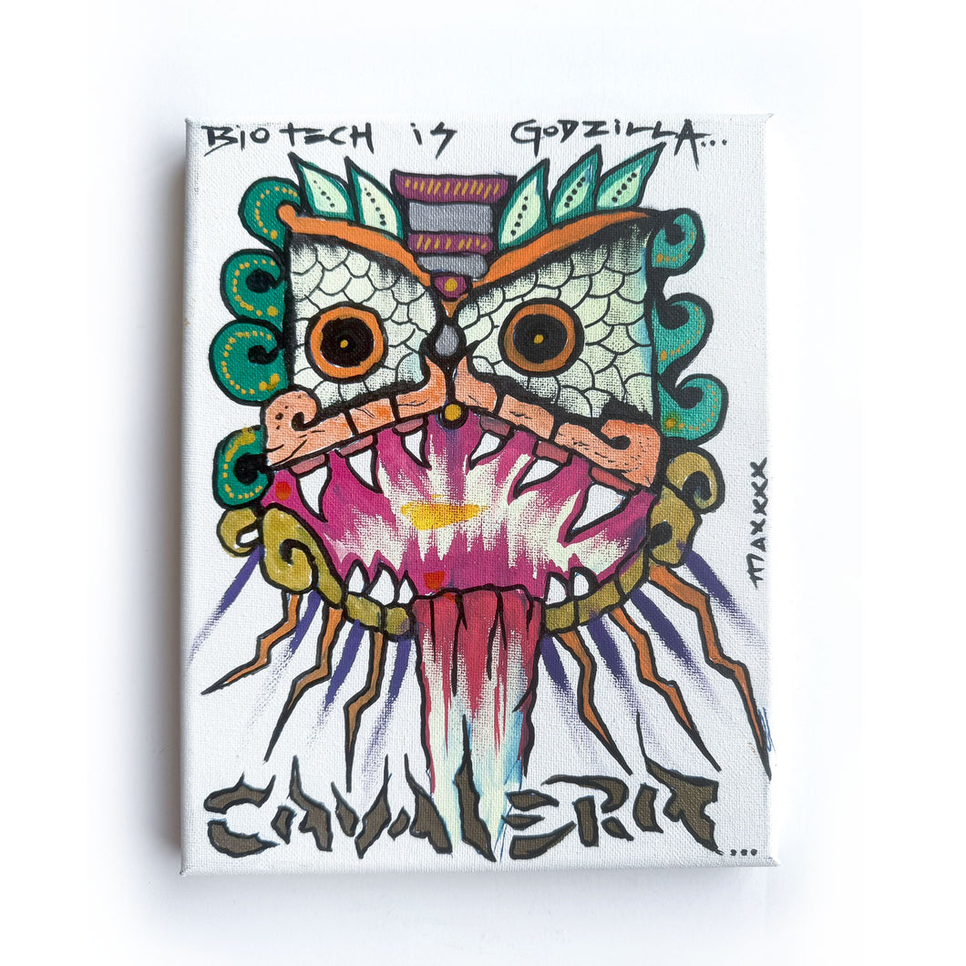 Max Cavalera Art - Biotech Is Godzilla Canvas (10