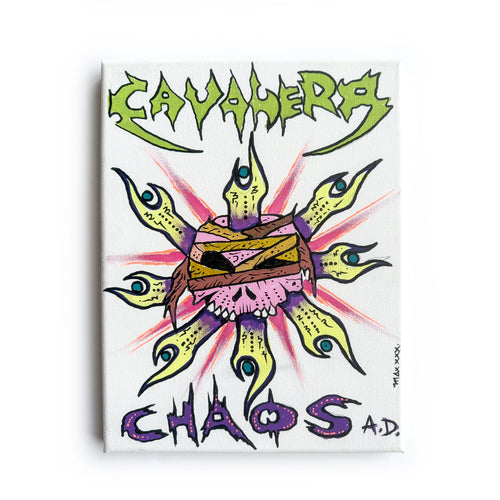 Max Cavalera Art - Chaos A.D. Canvas (12