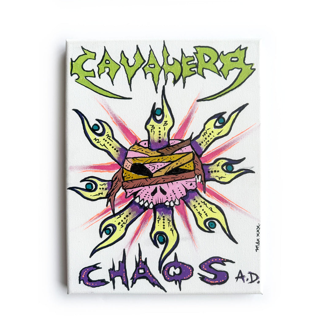 Max Cavalera Art - Chaos A.D. Canvas (12
