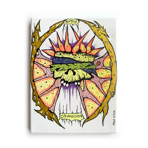 Max Cavalera Art - Amen Canvas (12