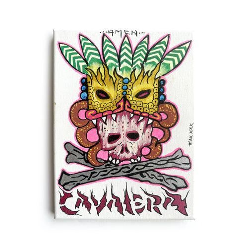 Max Cavalera Art - Amen Canvas (12