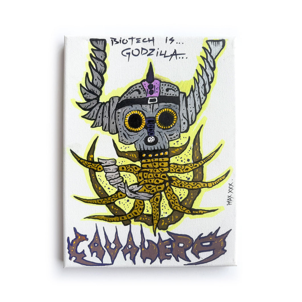 Max Cavalera Art - Biotech Is Gozilla Canvas (12