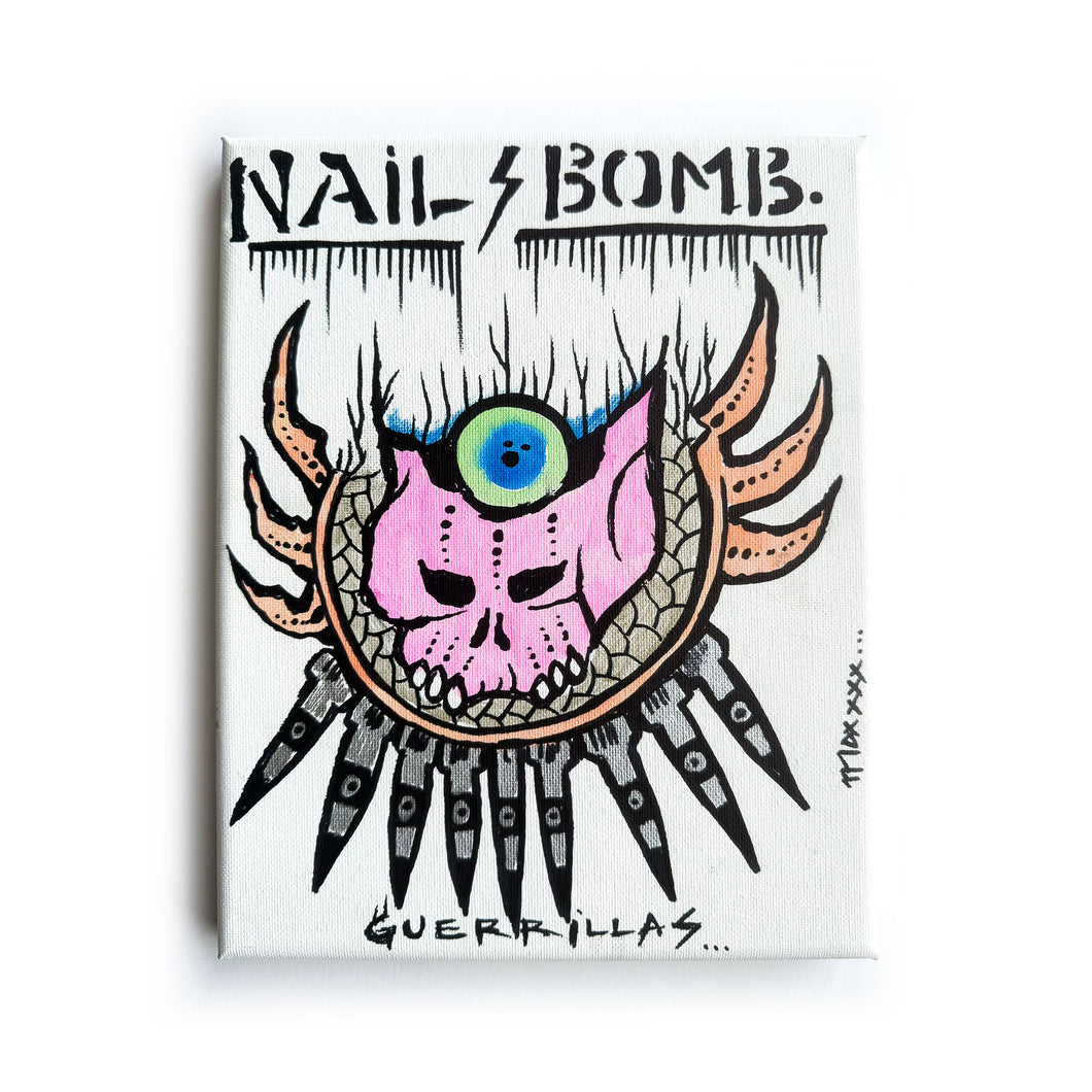 Max Cavalera Art - Nailbomb Canvas (10