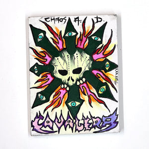 Max Cavalera Art - Morbid Devastation - Canvas 7" x 9.5"