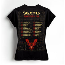 Load image into Gallery viewer, Soulfly - Girly US Tour Date Shirt 2024
