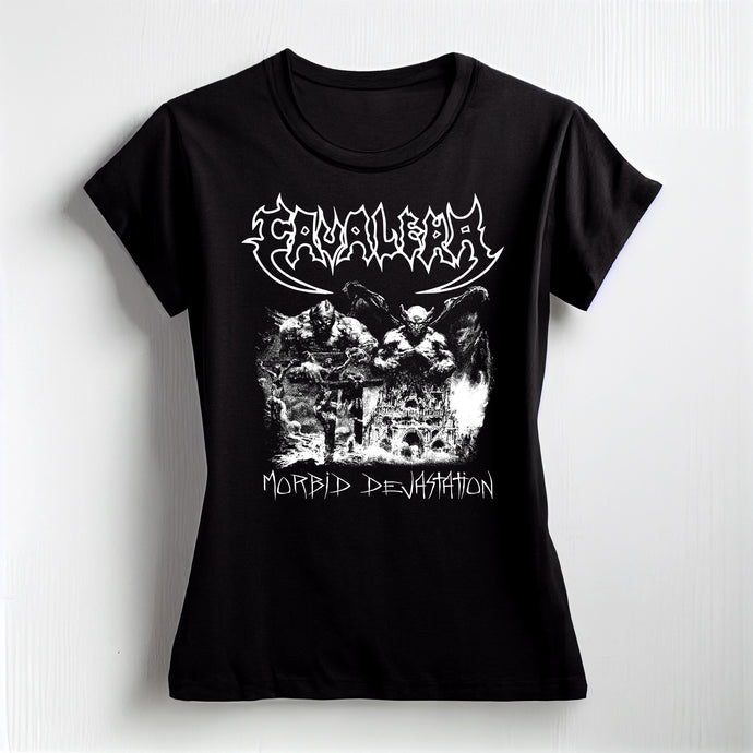 Cavalera - Morbid Devastation Girly 2023 Tour Date Shirt