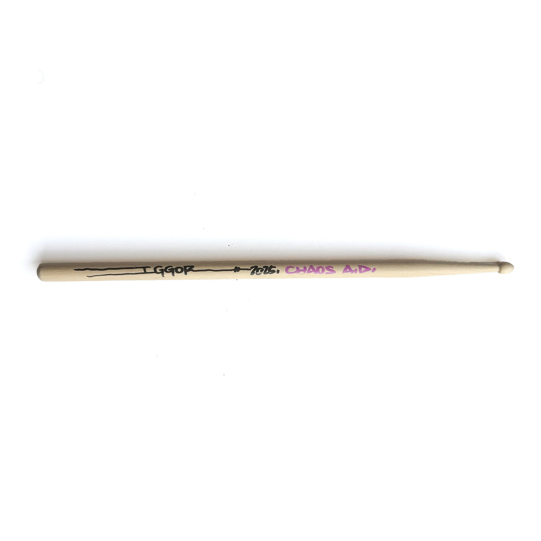 Signed Iggor Cavalera Drumstick