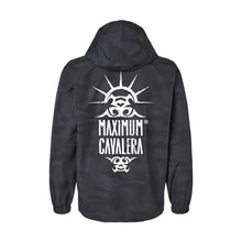 Load image into Gallery viewer, Maximum Cavalera Windbreaker Jacket - Black Camo