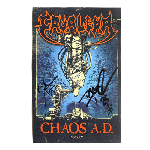 Cavalera - Signed Chaos A.D. Poster