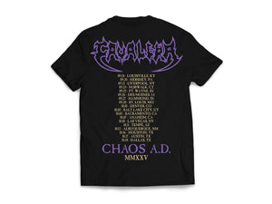 Cavalera - Chaos A.D. 2025 Tour Date Shirt
