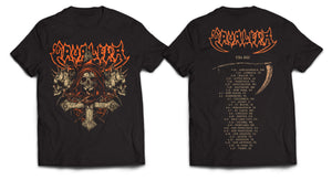 Beneath Arise - 2022 US Tour Date Shirt (Black)