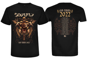 Soulfly - 2022 Tour Date Shirt