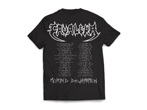 Cavalera - Morbid Devastation 2023 Tour Date Shirt