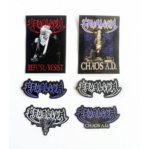 Cavalera - Chaos A.D. Sticker Set