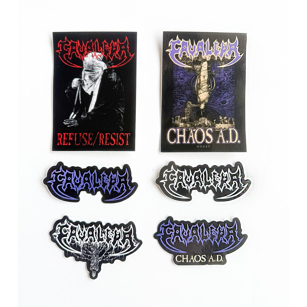 Cavalera - Chaos A.D. Sticker Set