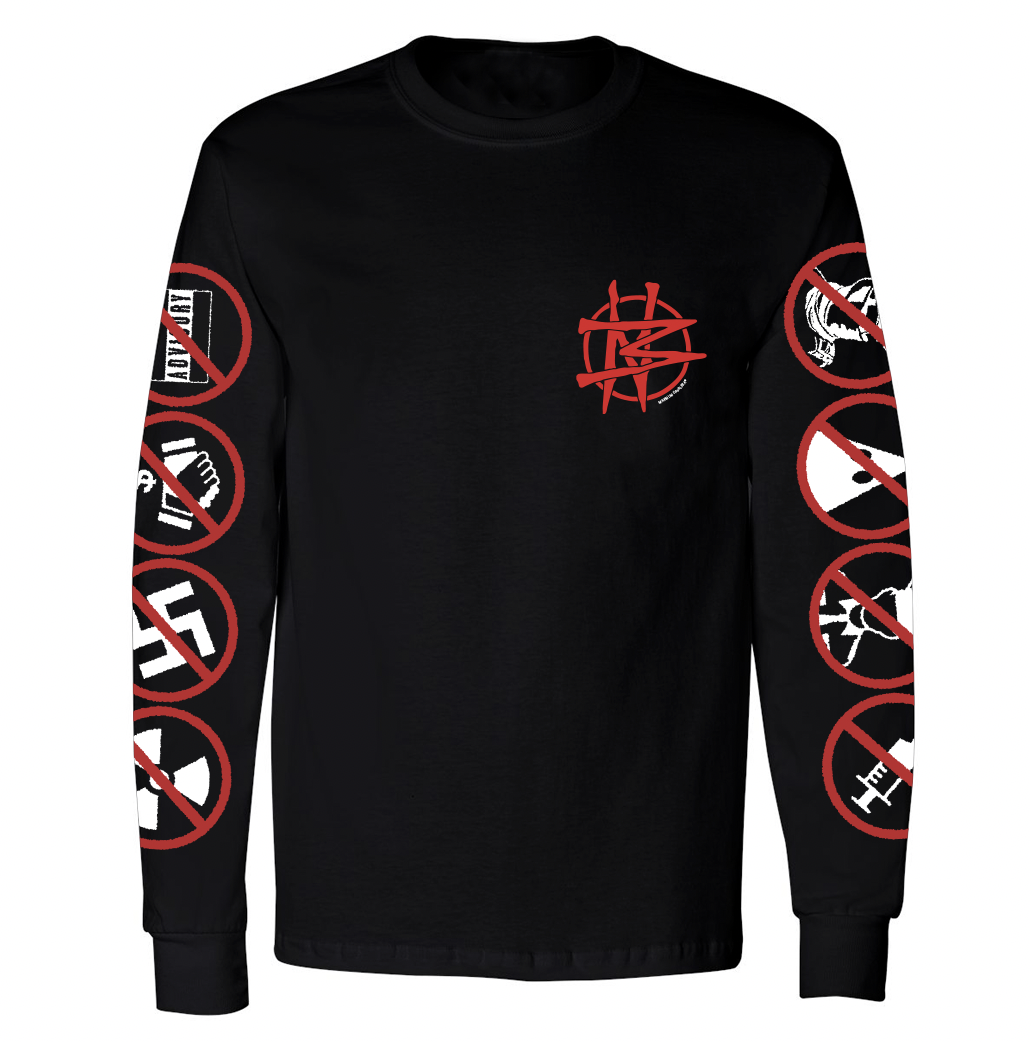 90s ネイルボム NAILBOMB 長袖Tシャツ ロンT　バンドTシャツ Nailbomb - 100 Reasons To Hate Long Sleeve (2025) – Maximum