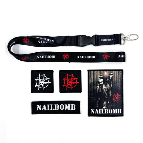 Nailbomb - Patch Set + Lanyard
