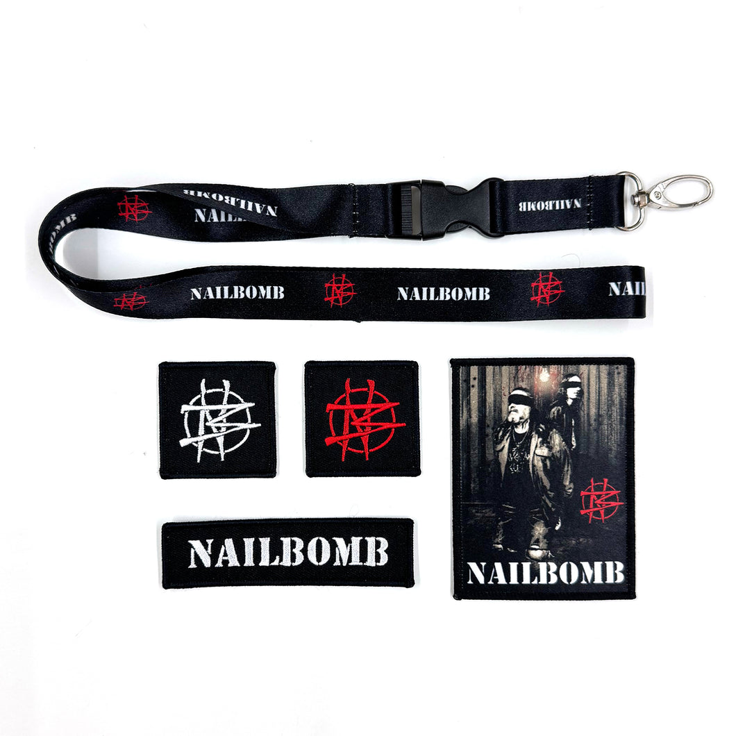 Nailbomb - Patch Set + Lanyard