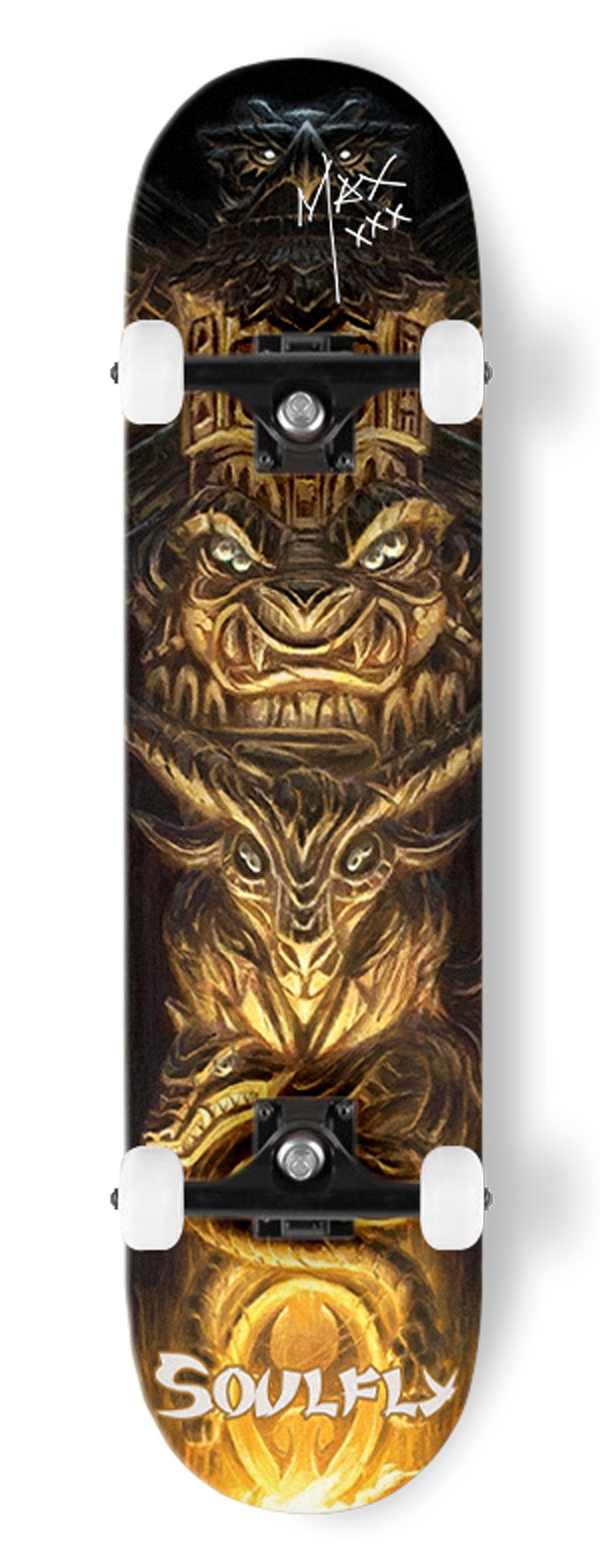 Soulfly Skateboard Deck (Signed by Max Cavalera)