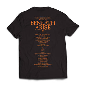 Beneath Arise - Track List Shirt