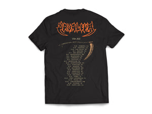 Beneath Arise - 2022 US Tour Date Shirt (Black)