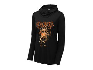 Beneath Arise - Girly Hooded Track List Long Sleeve