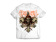 Load image into Gallery viewer, Beneath Arise - 2022 US Tour Date Shirt (White)