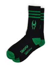 Load image into Gallery viewer, Soulfly Black and Green Socks